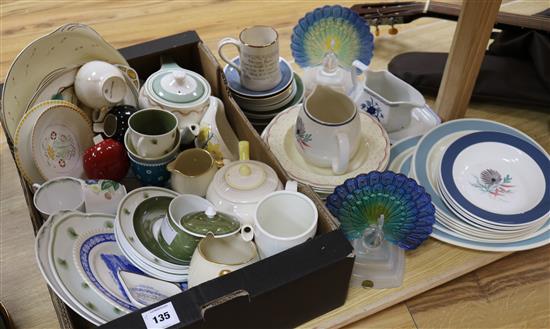 A collection of mixed Susie Cooper teaware etc